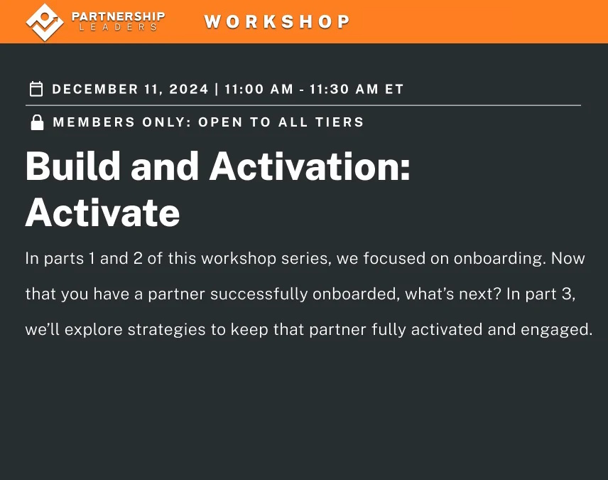 Build and Activate: Part 3 — Activation