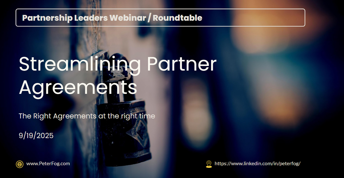 Streamlining Partner Agreements
